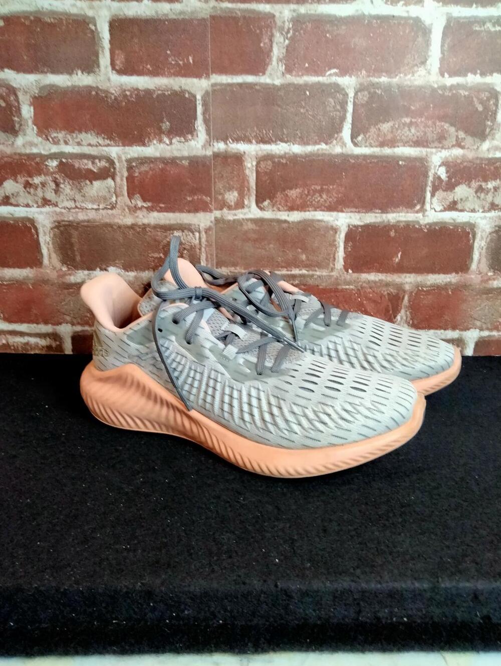 adidas Alphabounce Plus Shoes Womens Size 8.5 gray pink Active Trainer